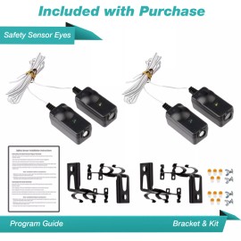 For LiftMaster 2 Garage Door Safety Sensors Eyes Bracket Kit for LiftMaster Chamberlain 41A5034