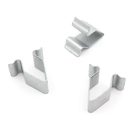 VVO Fasteners Metal Roof Lining, Headlining Sunvisor and Overhead Console Clip, Silver (Pack of 10)
