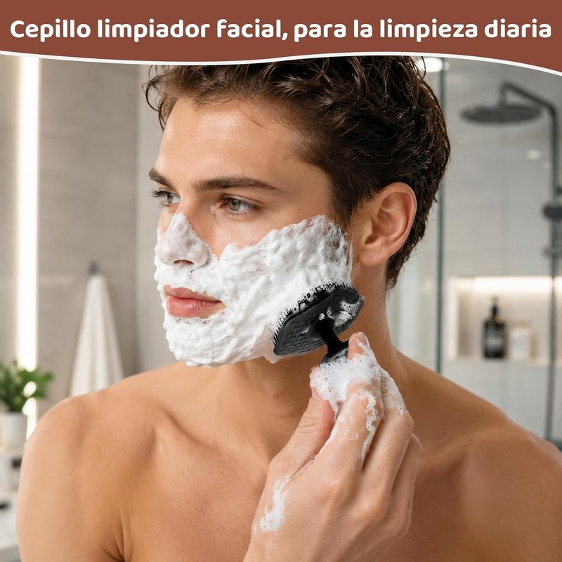 Set de 4 Cepillos de Silicona para Cuerpo