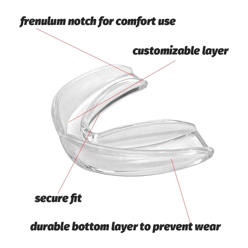 Lulyl Protective measures for athletics mouth rubber shielding for sports,
