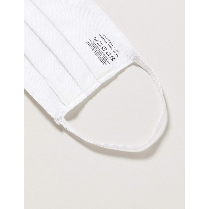 Oscar Apparels Mascherine Riutilizzabili, 100% Cotone BCI con Passante Elastico,