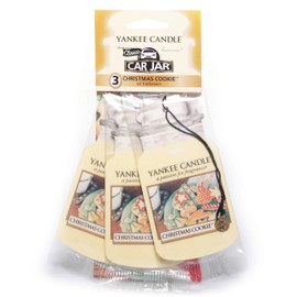 Yankee Candle Paper Car Jar, Christmas Cookie (Pack of 3)