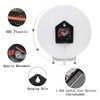Abucaky Red Wine with Ripe Grapes Wall Clock Battery Operated
