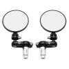 KEEPDSGN 2x 7/8" Round Motorcycle Handle Bar End Mirrors For