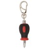 TONE G-052BR Mini Screwdriver Keychain Red