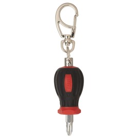 TONE G-052BR Mini Screwdriver Keychain Red