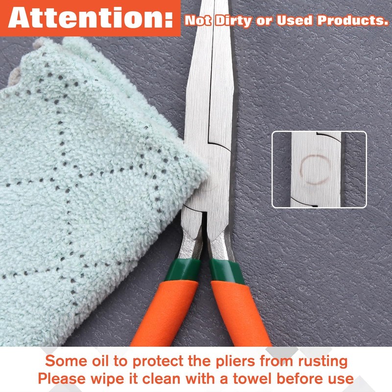 SPEEDWOX Flat Pincers for Accessories, Flat Pliers, Handmade, Flat Lead,