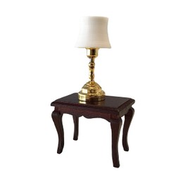 Mini Dollhouse Accent Table lamp, LED Miniature Lighting for Dolls House Decor, Battery Operated Functional Light Accessories