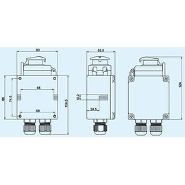 Machine Switch with Contactor DZ08-7 230V/400V - Identical to KOA8 (400V)