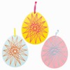 Baker Ross Easter Egg Embroidery Kit 8 Pieces Kids (AX781)