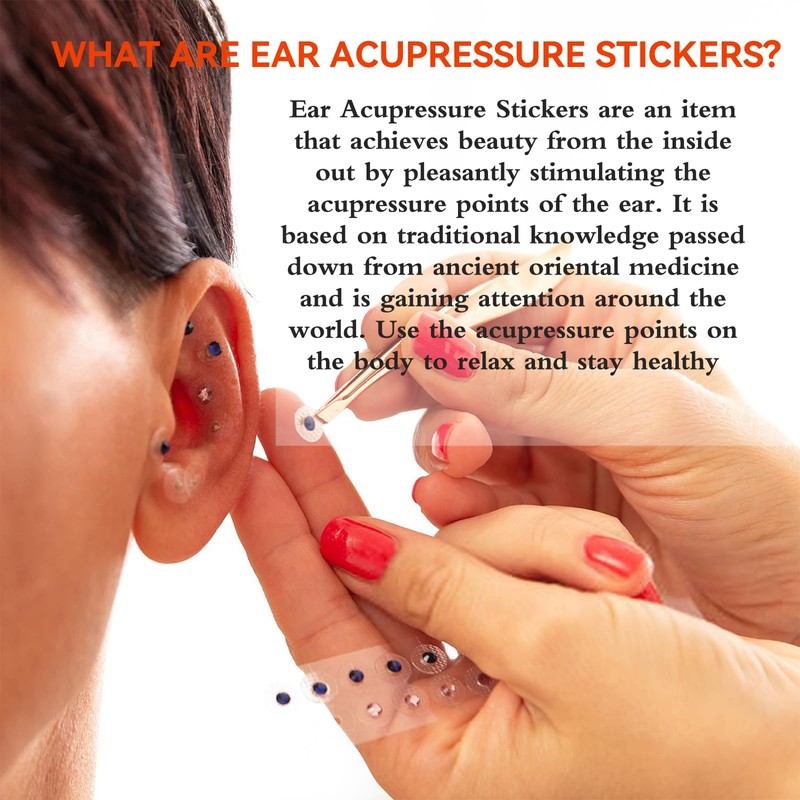 Ear Seeds Acupuncture Kit - Relaxation, Easy Application, and Excellent