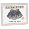 Shudehill Giftware Scrabble Sentiments Frame - Baby Scan - A