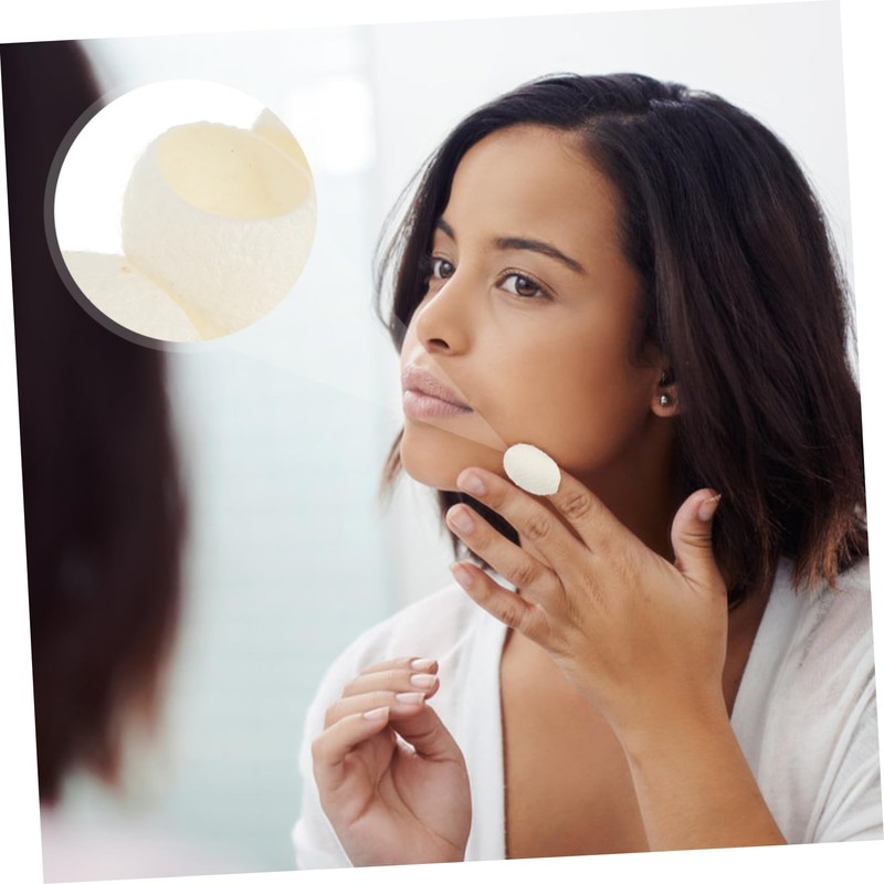 FOMIYES 100pcs Silkworm Fresh Natural Silk Ball Cocoons Blackhead Scrub