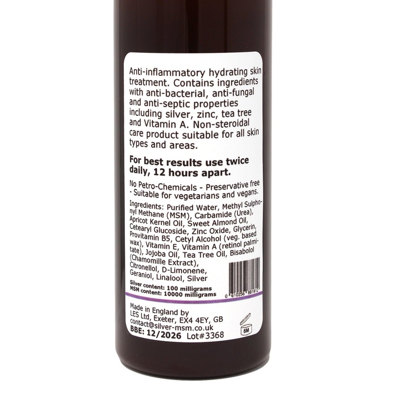 argentum plus - Silver-MSM Seb Derm Lotion 100 ml
