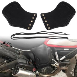 Unbranded Black Heat Saddle Shield Deflector For Harley Sportster 883 1200 Dyna Wide Glide