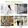 UFURMATE Picture Hanging Kit 6Pcs Picture Rail Hooks with 6Pcs