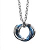 Kesaeki Men's Necklace, Tungsten, Stainless Steel, Hypoallergenic, For Sensitive Skin,