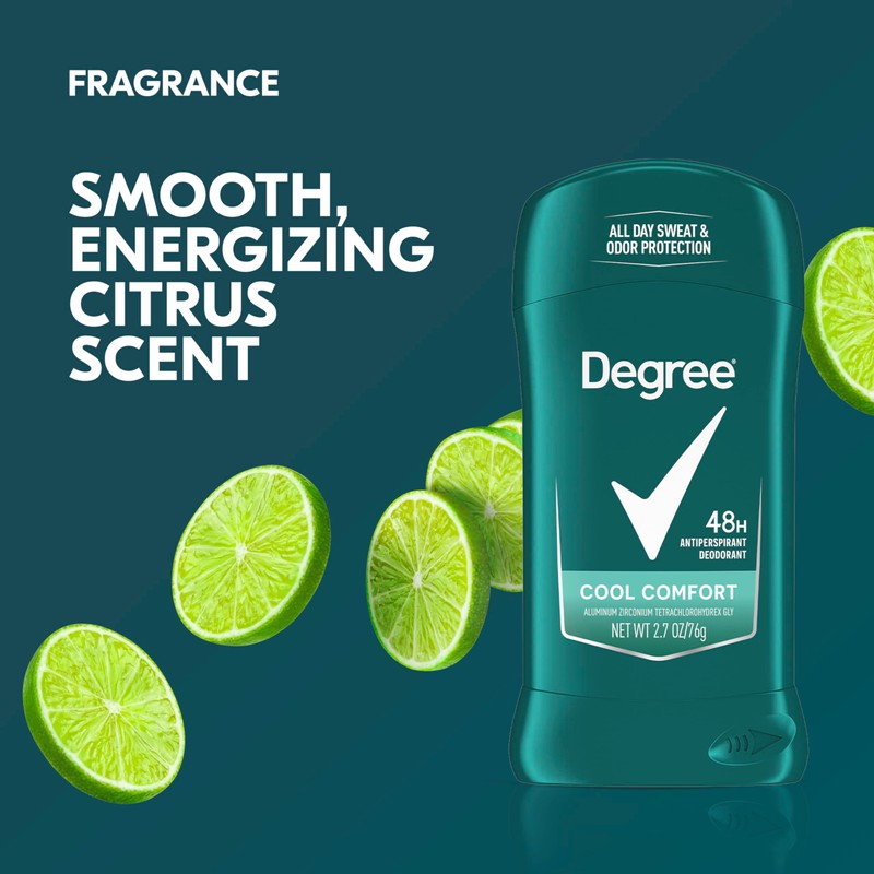 Degree Men Dry Protection Antiperspirant, Cool Comfort, 2.7 oz., Pack