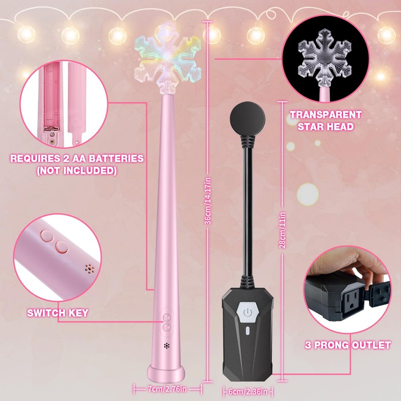 Voice-Controlled Magic Wand for Christmas Tree Lights – Wireless Light