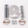 KIPA Stainless Hood Pin Set Chrome Hardware for Chevy Ford