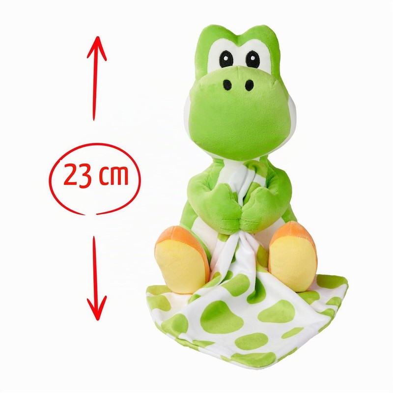 Simba My Mario Yoshi con panno di peluche (23 cm)