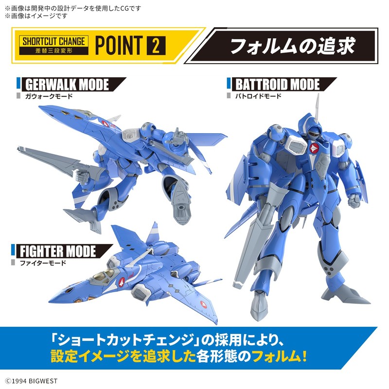 BANDAI SPIRITS HG Macross 7 VF-22S Sturm Vogel II (Maximilian