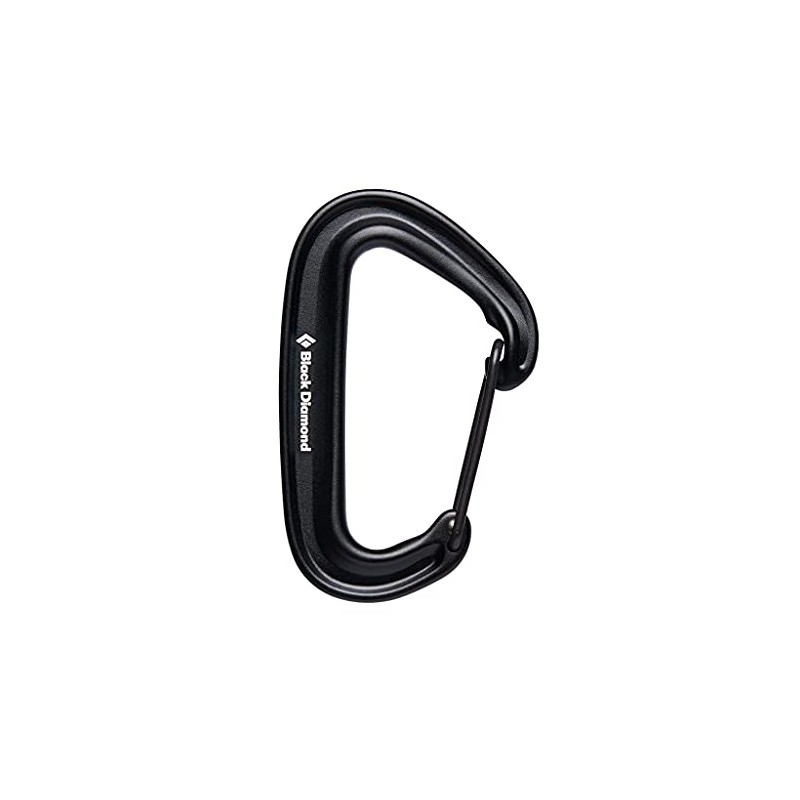 Black Diamond Mini Wire Carabiner, Black
