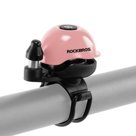 ROCKBROS Bike Bell, Copper Bicycle Bell Loud 360-Degree Rotation Cycling Bells for Adults Kids Bike Horn for 22-23mm Handlebars Mountain Road 80dB