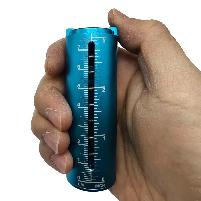 Pool Metal Aluminum Quarter Coin Holder, Spring Loaded, 33 Coin