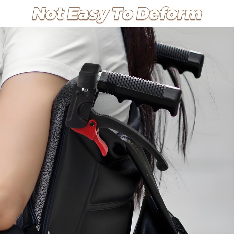 DOITOOL Wheelchair Handbrake Plastic Side Assembly Ergonomic Brake Lever General
