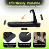 Car Door Step, Multi-Foldable Aluminum Alloy Roof Rack Car Step,