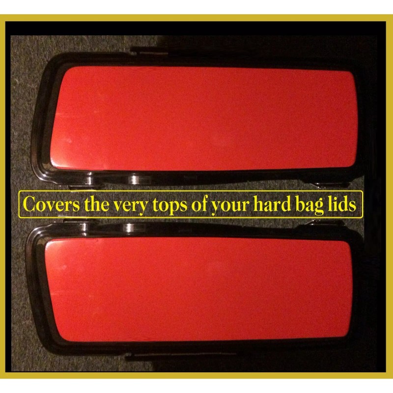 lid skins Clear Hard Bag Lid Covers Fits 2014-2023 Harley-Davidso