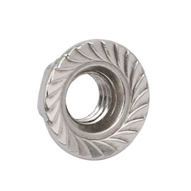 sourcing map Left Hand Flange Nuts 304 Stainless Steel Metric Thread M12 x 1.75 mm Pack of 4