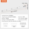 VEVOR 4FT LED Vapor Tight Light, 60W, 7400LM Vapor Proof