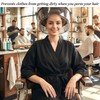 6 Pieces Salon Robes Smock for Clients Waterproof Hair Salon