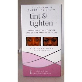 Tint & Tighten Under Eye Smoothing Cream Dark - Deep Skin tones 9 Tubes