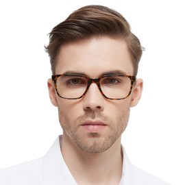 WEMOOTANTS Blue Light Filter Reading Glasses Mens Readers Lightweight Game Glasses 1.0 1.25 1.5 2.0 2.25 2.5 2.75 3.0 3.5 4.0 (Brown Turquoise 2.00)
