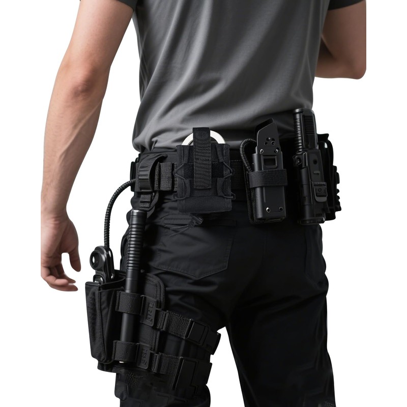 ELVO Handcuff Holster, Open Top Handcuff Case, Law Enforcement Hand-Cuff