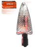 SPNUVR 2Pcs Motorcycle Turn Signal Light Front Or Rear Indicator