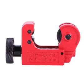 Mini Duty Pipe & Tube Cutter Adjustable Zinc Alloy Cutting Tool for 3~16mm(1/8~5/8inch) Pipes