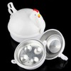 Microwave Egg Boiler, 4 Eggs Boiler Cooker, Microwave Egg Steamer