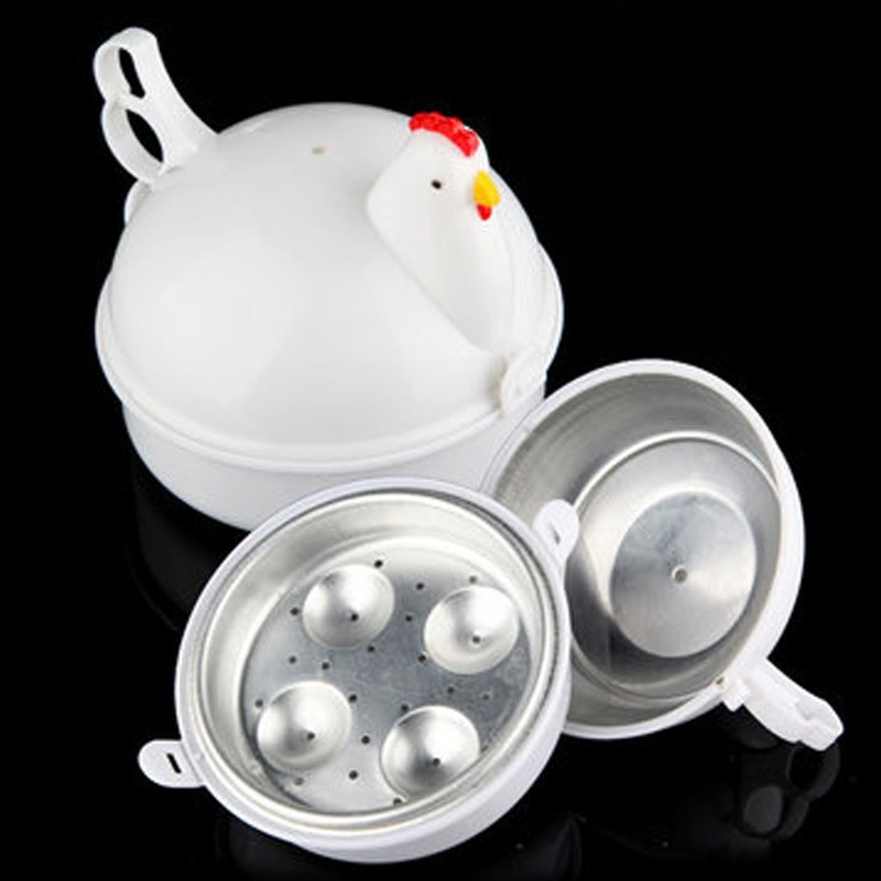 Microwave Egg Boiler, 4 Eggs Boiler Cooker, Microwave Egg Steamer