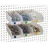 Right Arrange Pegboard Bins – 6 Pack Clear Extra Large