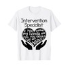 Intervention Specialist T shirt Heart Hands School Gift T-Shirt
