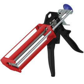 Epoxy Gun Dual Cartridge 200 ml, Epoxy Gun Dual Cartridge Hand Caulking Seam Sealer Gun, Caulk Gun Panel Bond, Dual Component Cartridge Gun for 6.75 Fl Oz Mix Ratio 1:1 and 2:1