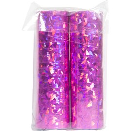 Folat 65813 Streamers Holographic Magenta 4 m Set of 2
