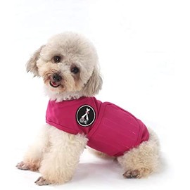 Dog Anxiety Relief Coat,Lightweight Wrap Anxiety Jacket Shirt for Anxious Pets Keep Calming Comfort (Rose red, XS)