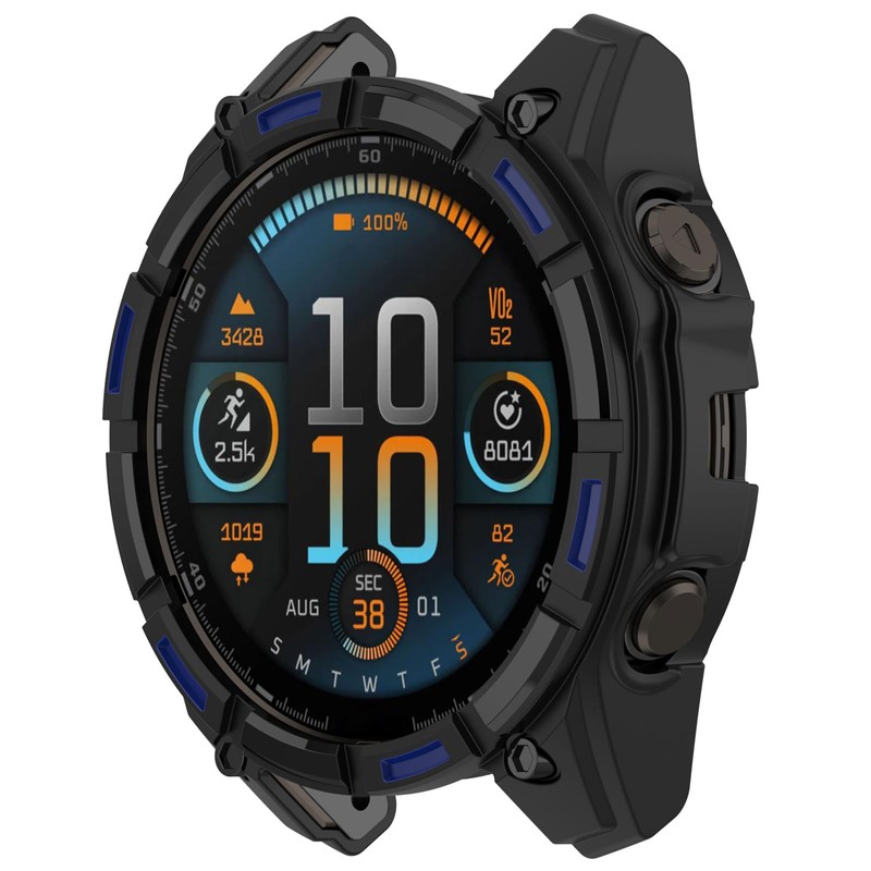 Disscool Case Cover Compatible with Garmin Tactix 8 Solar 51mm
