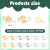 UNICRAFTALE 30Pcs 3 Colors Pressure Earrings for Keloids Clip-on Non-pierced