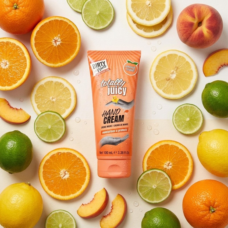 Dirty Works Totally Juicy Hand Cream - Moisturizing Lotion for